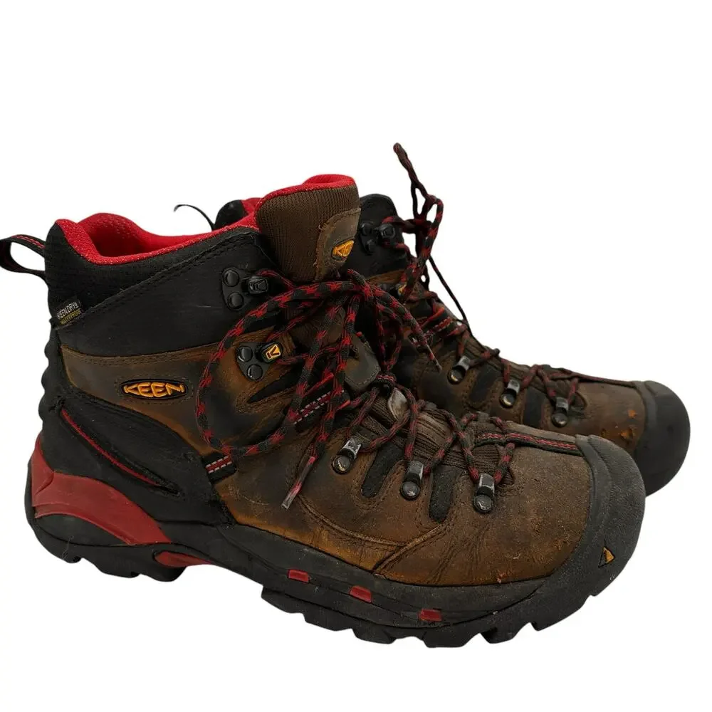 Keen Men's Pittsburgh Mid Steel Toe Leather Boots Size 11D